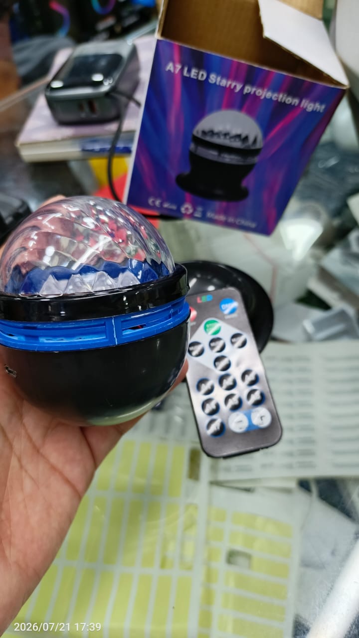 Northern Lights Aurora Galaxy Projector – Ocean Wave & Star LED Night Light with Remote Control